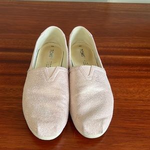 Pink Sparkle Toms
